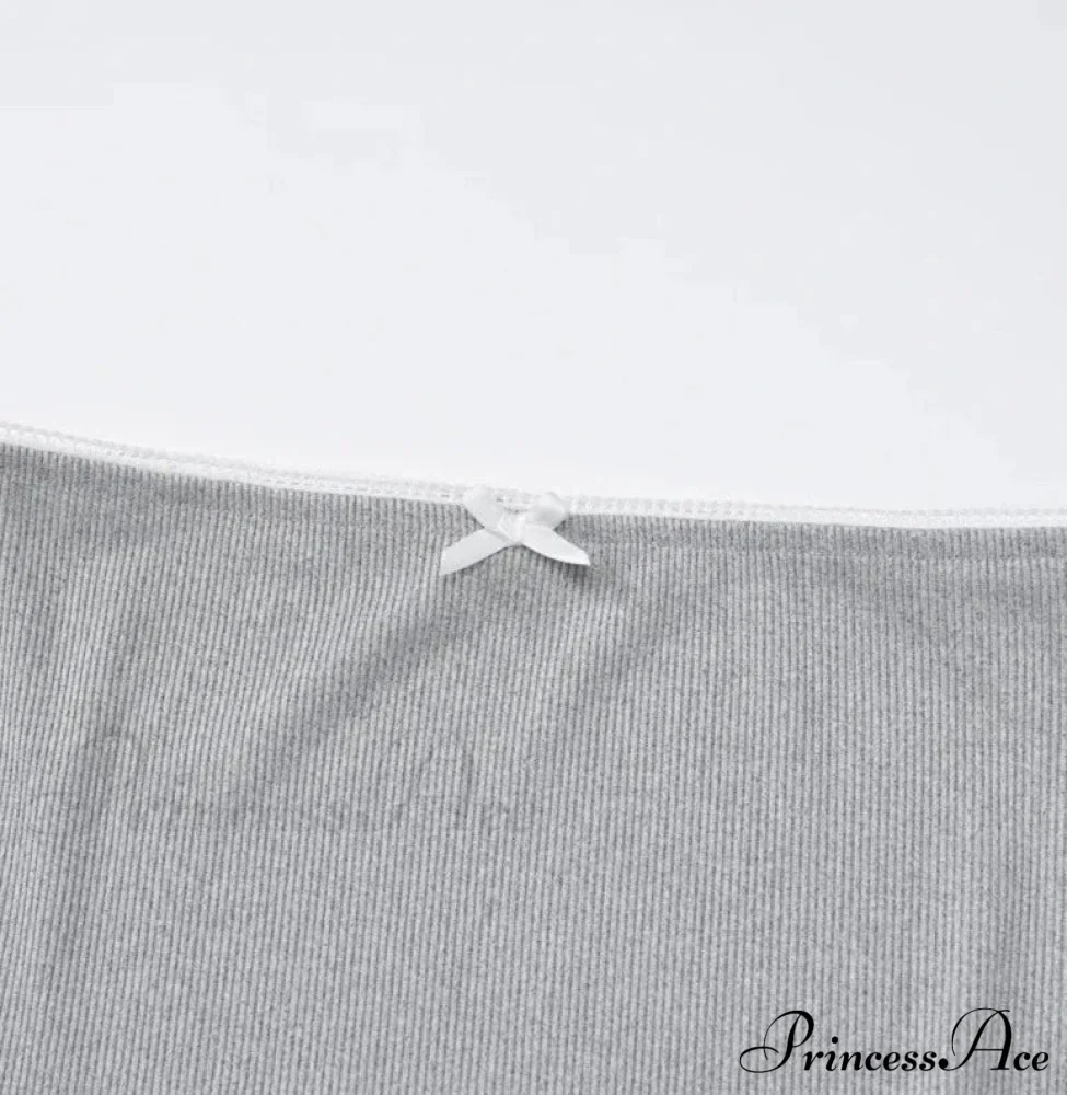 Bow Bralette And Charming Mini Skirt Set - Image 14