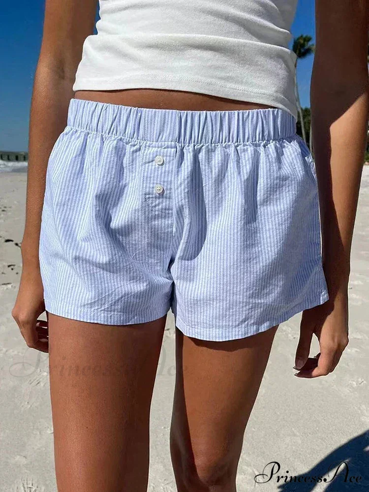 Cotton Elastic Stylish Women's Boxer Shorts