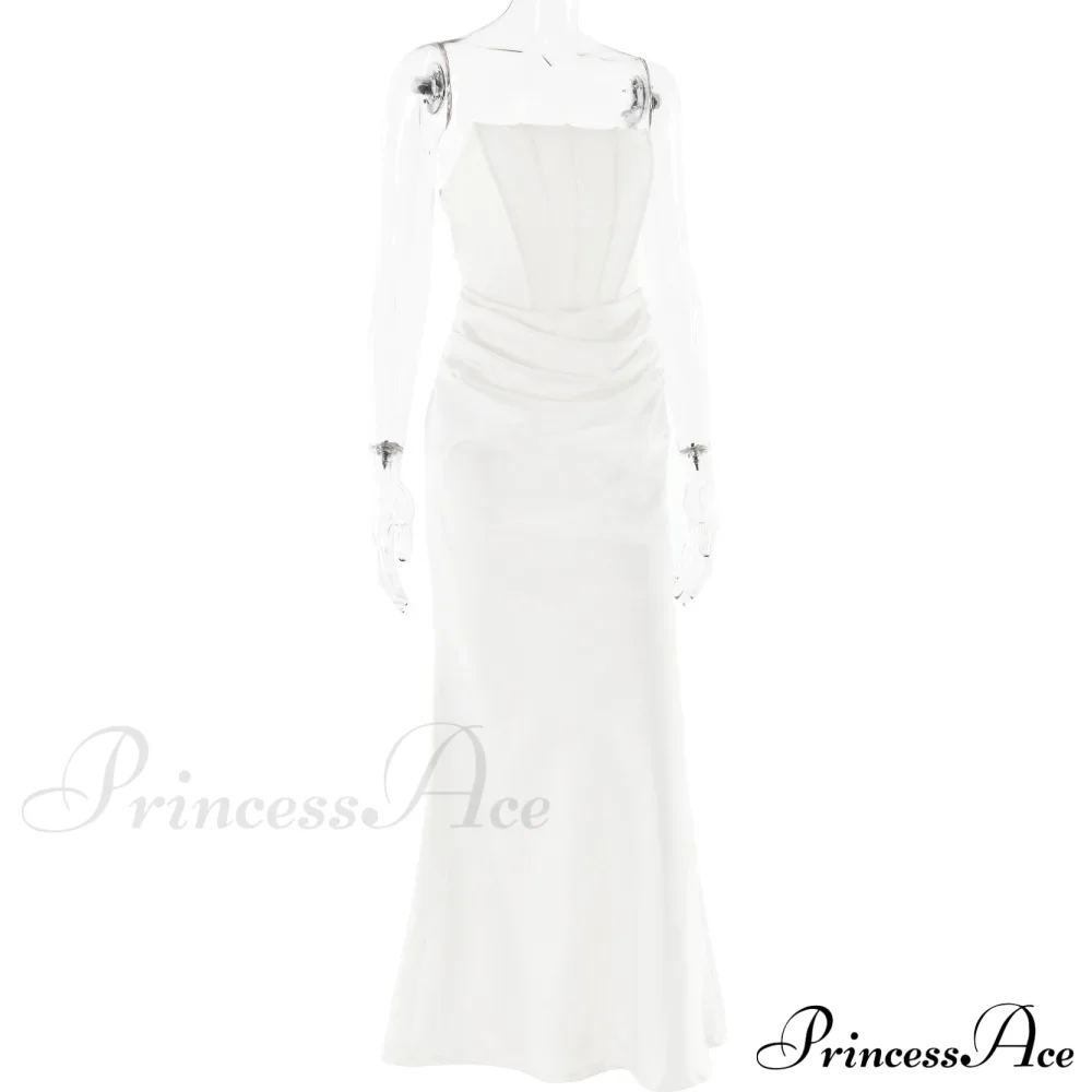 Satin Corset Stylish Maxi Dress - Image 12