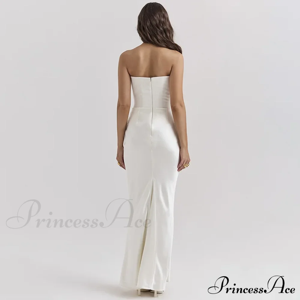 Satin Corset Stylish Maxi Dress - Image 6