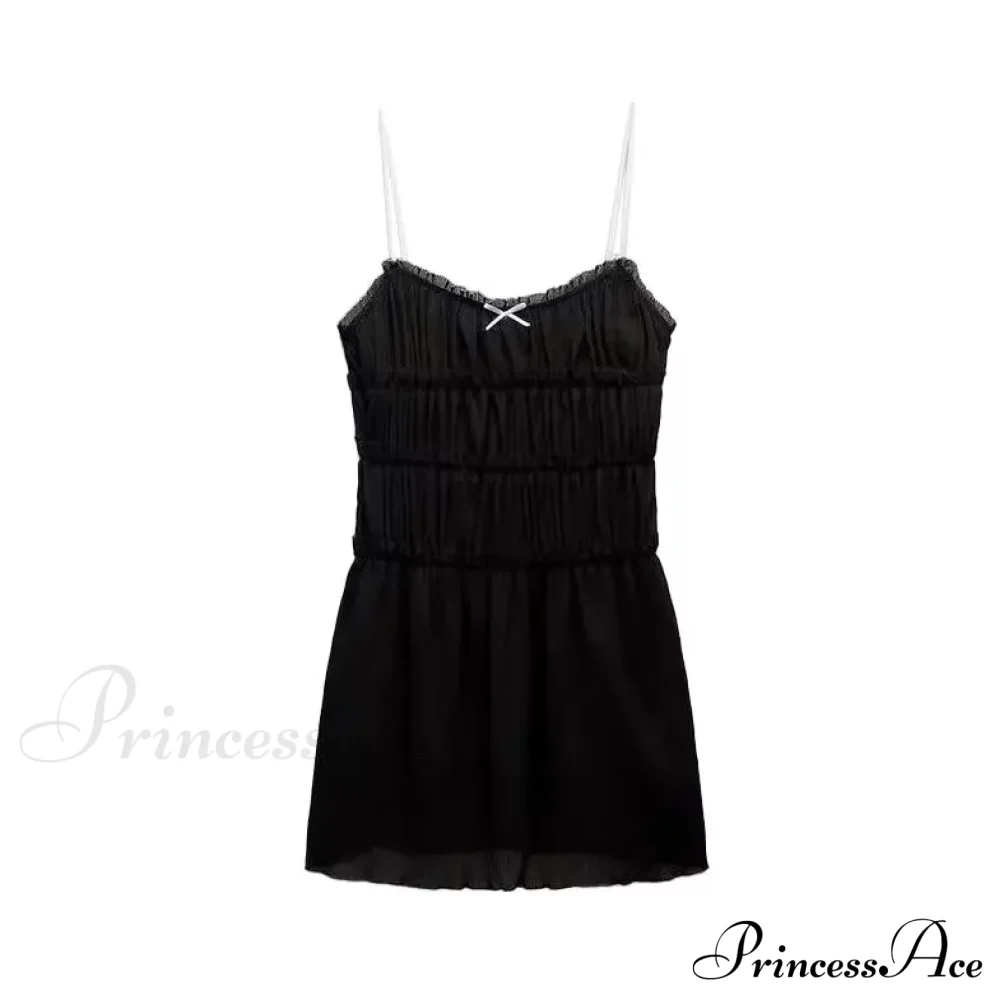 Ruched Cami Stylish Mini Dress - Image 4
