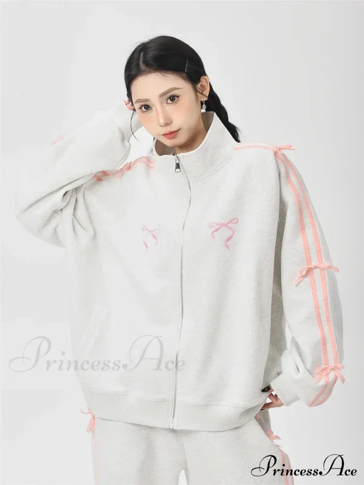 Bow Elegant Tracksuit Set - Image 15