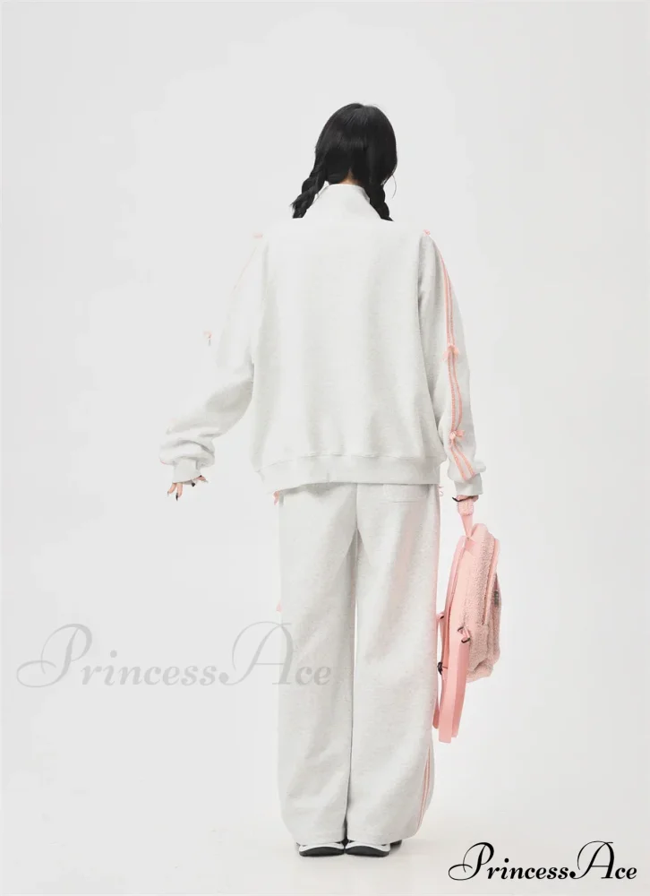Bow Elegant Tracksuit Set - Image 17