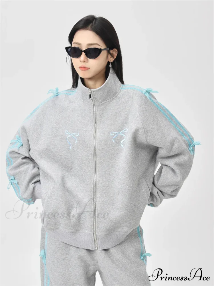Bow Elegant Tracksuit Set - Image 18