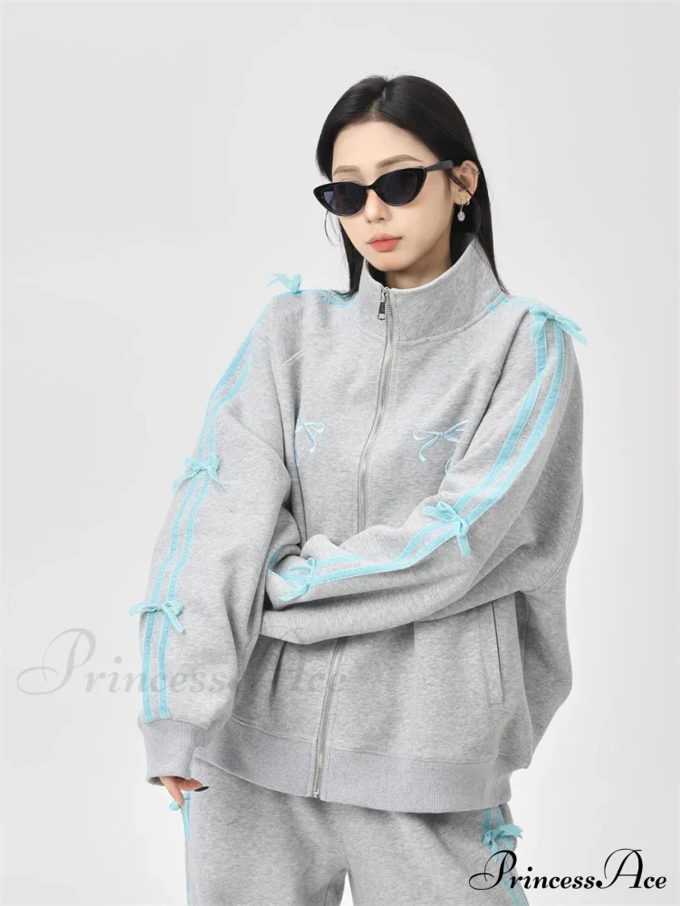 Bow Elegant Tracksuit Set - Image 19