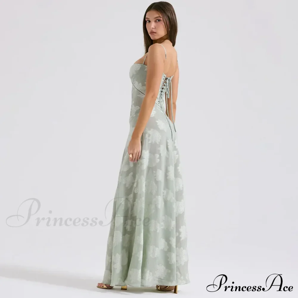 Floral Print Stylish Sheer Maxi Dress - Image 13