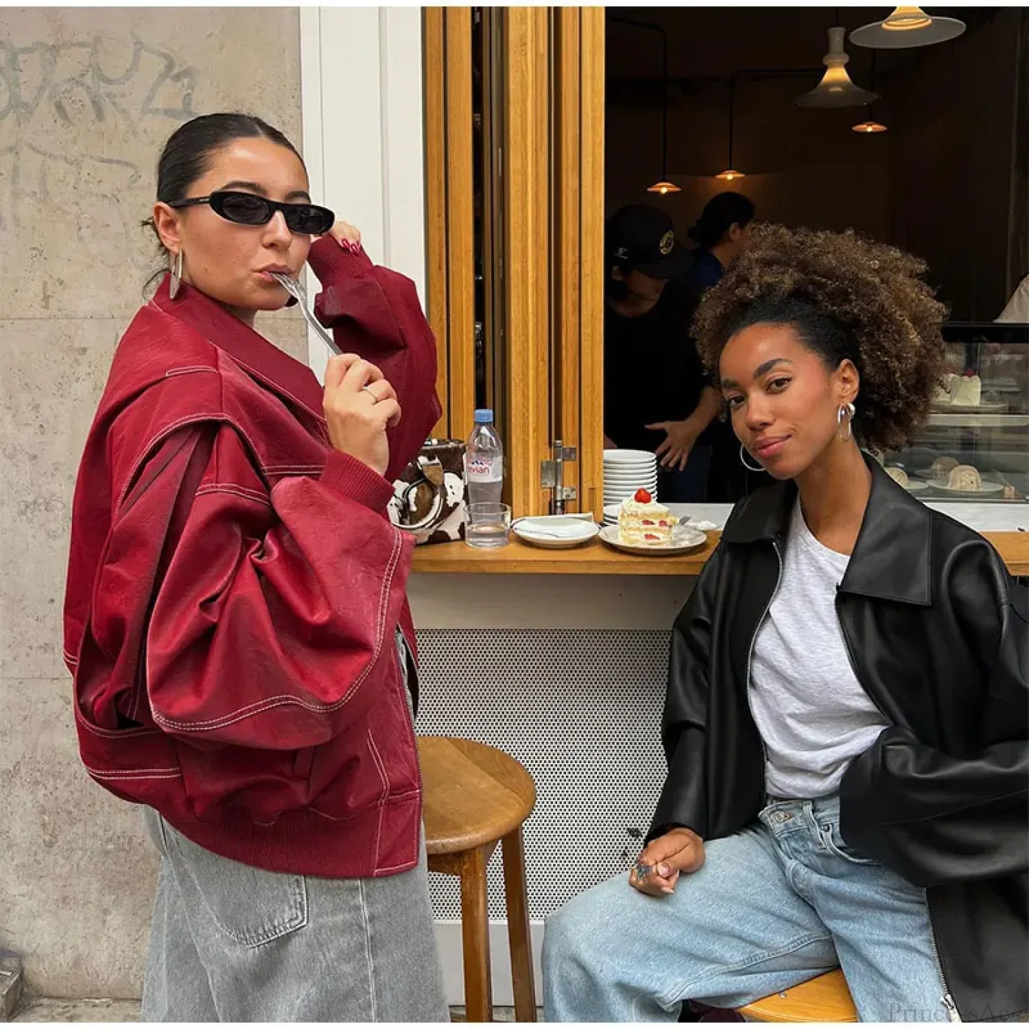 Collar Zipper Stylish Bomber Overshirt Jacket - Image 14