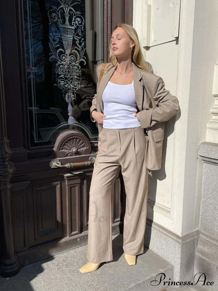 Forever Elegant Blazer Oat - Image 3