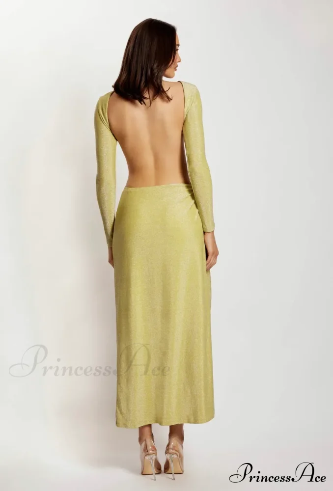 CHRISTINA BACKLESS Stylish MAXI WRAP - Image 6