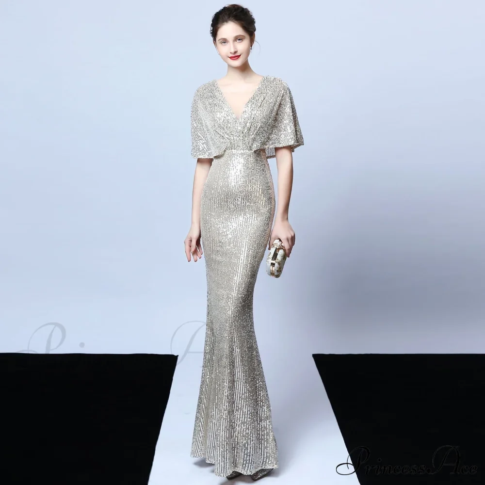 Charlotte Formal Stylish Sequin Mermaid Dress - Image 14