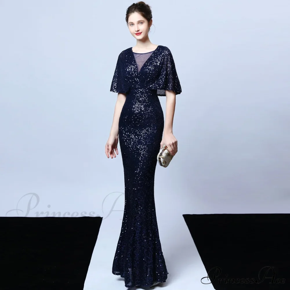Charlotte Formal Stylish Sequin Mermaid Dress - Image 17