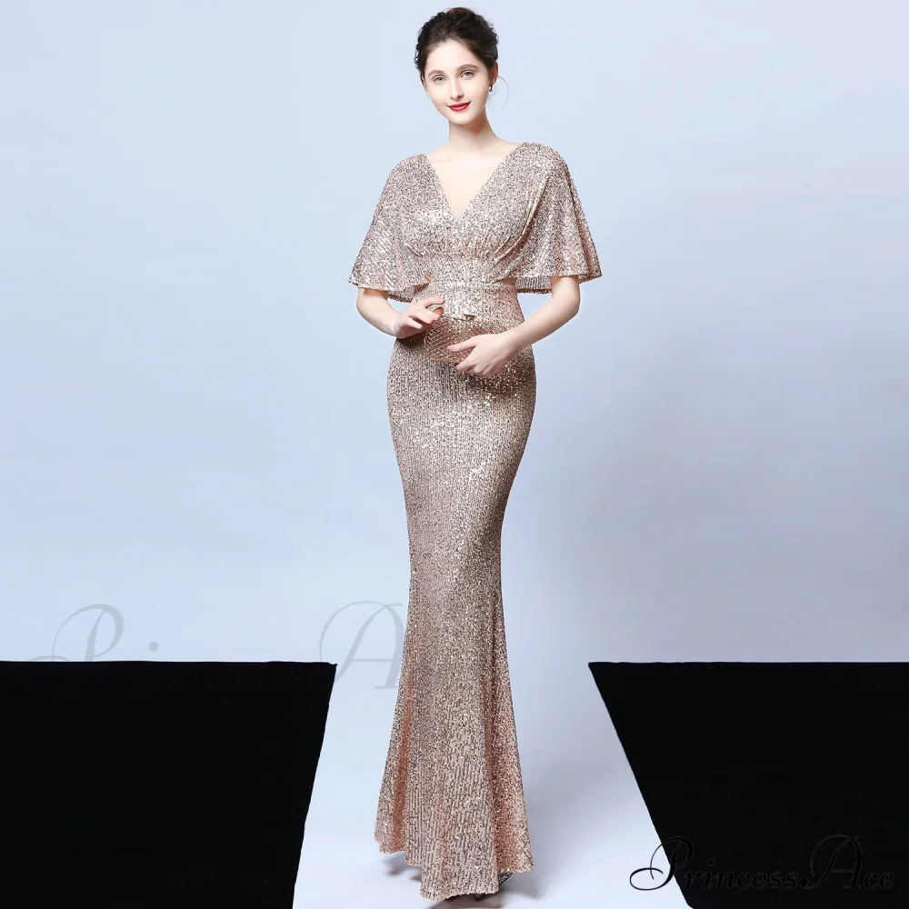 Charlotte Formal Stylish Sequin Mermaid Dress - Image 9