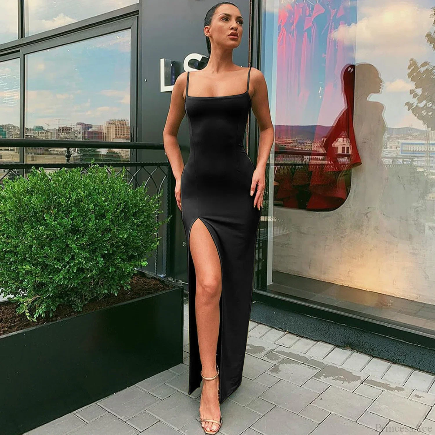 A Stylish Stylish Twist Midi Dress - Image 4