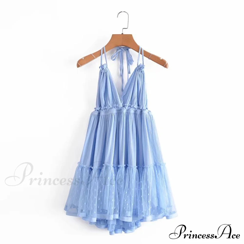 Weekend Getaway Stylish Linen Skater Dress - Image 3