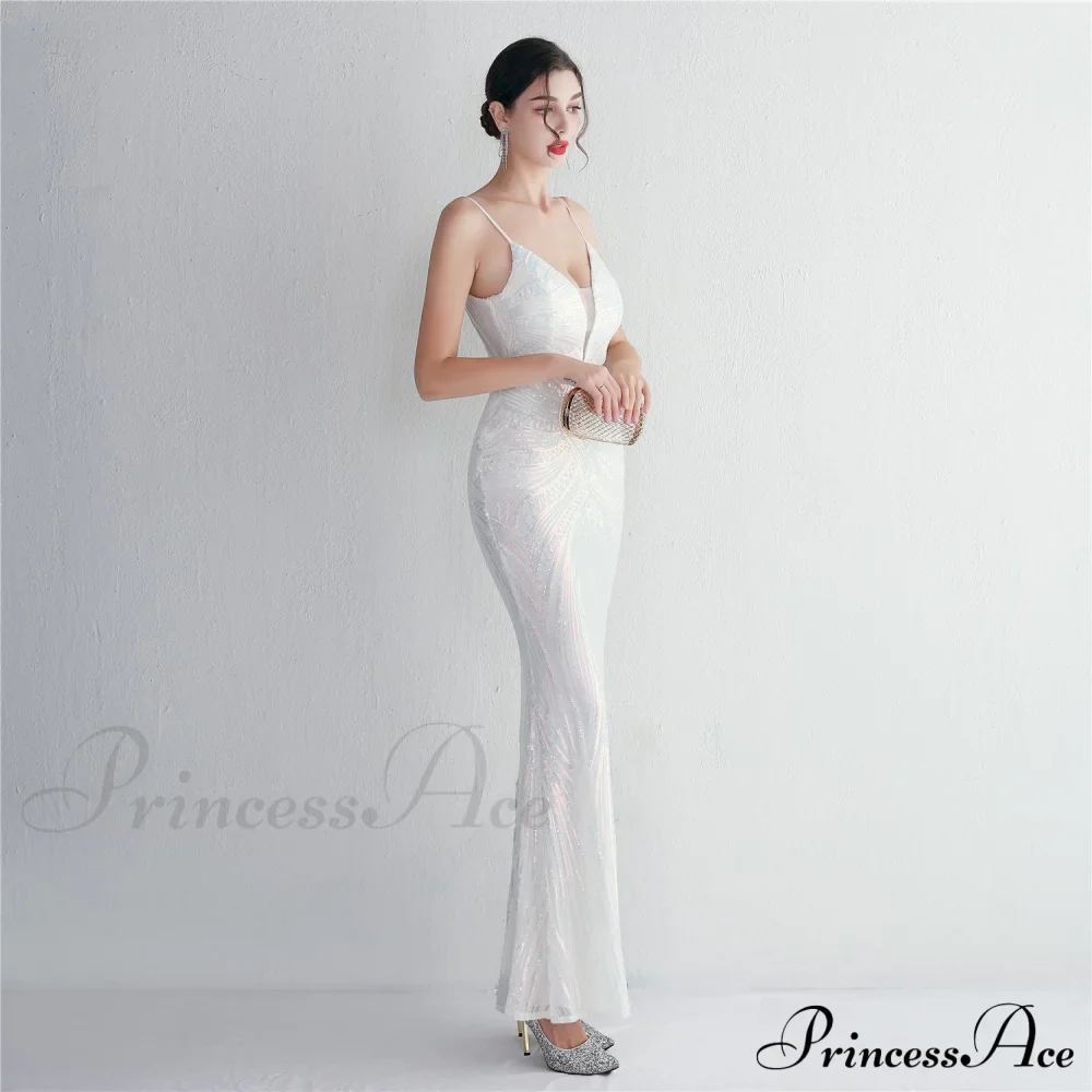 Liana Formal Sequin Charming Scroll Mermaid Dress - Image 6