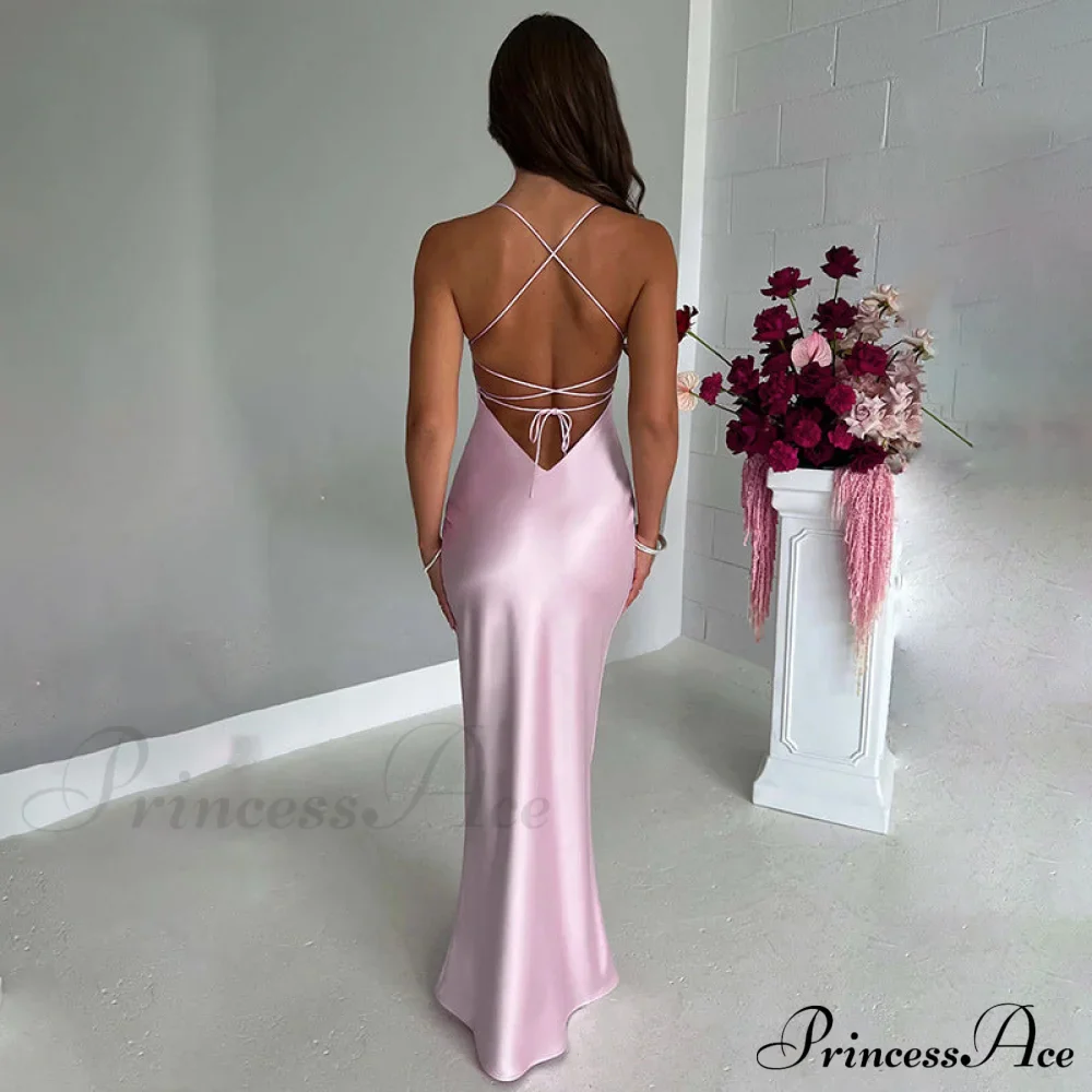 Emilia Satin Draped Gown - Image 9