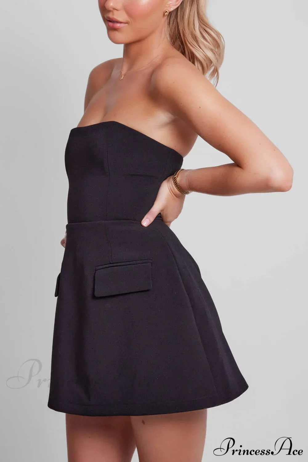 Neckline Ultimate Stylish Strapless Dress - Image 5