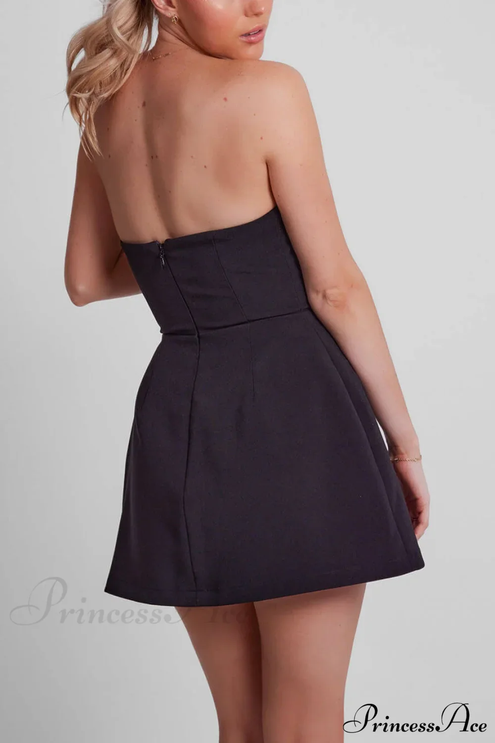 Neckline Ultimate Stylish Strapless Dress - Image 7