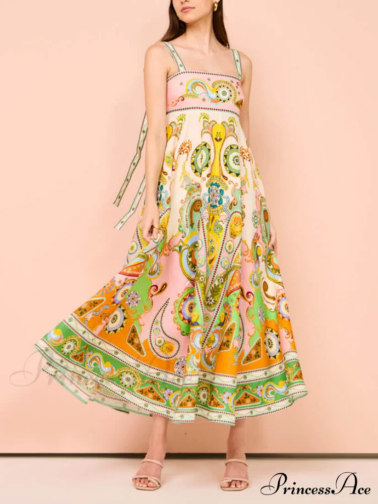 Camisole Unique Holiday Charming Print Madi Dress