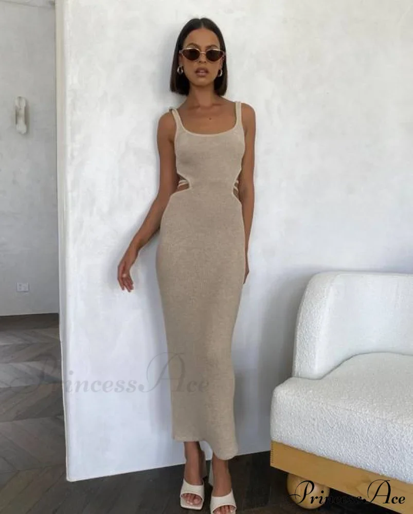 Knitted Stylish Midi Dress - Image 5