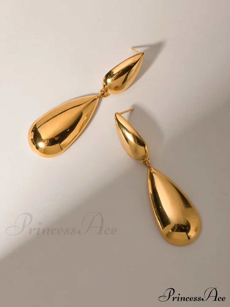 Double Charming Teardrop Earrings - Image 2