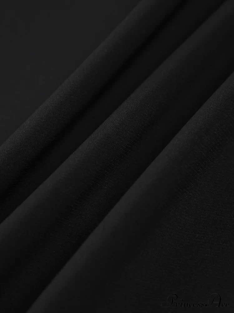 Chiffon Low Cut V-neck Modern Pleated Zip Mini Dress - Image 5