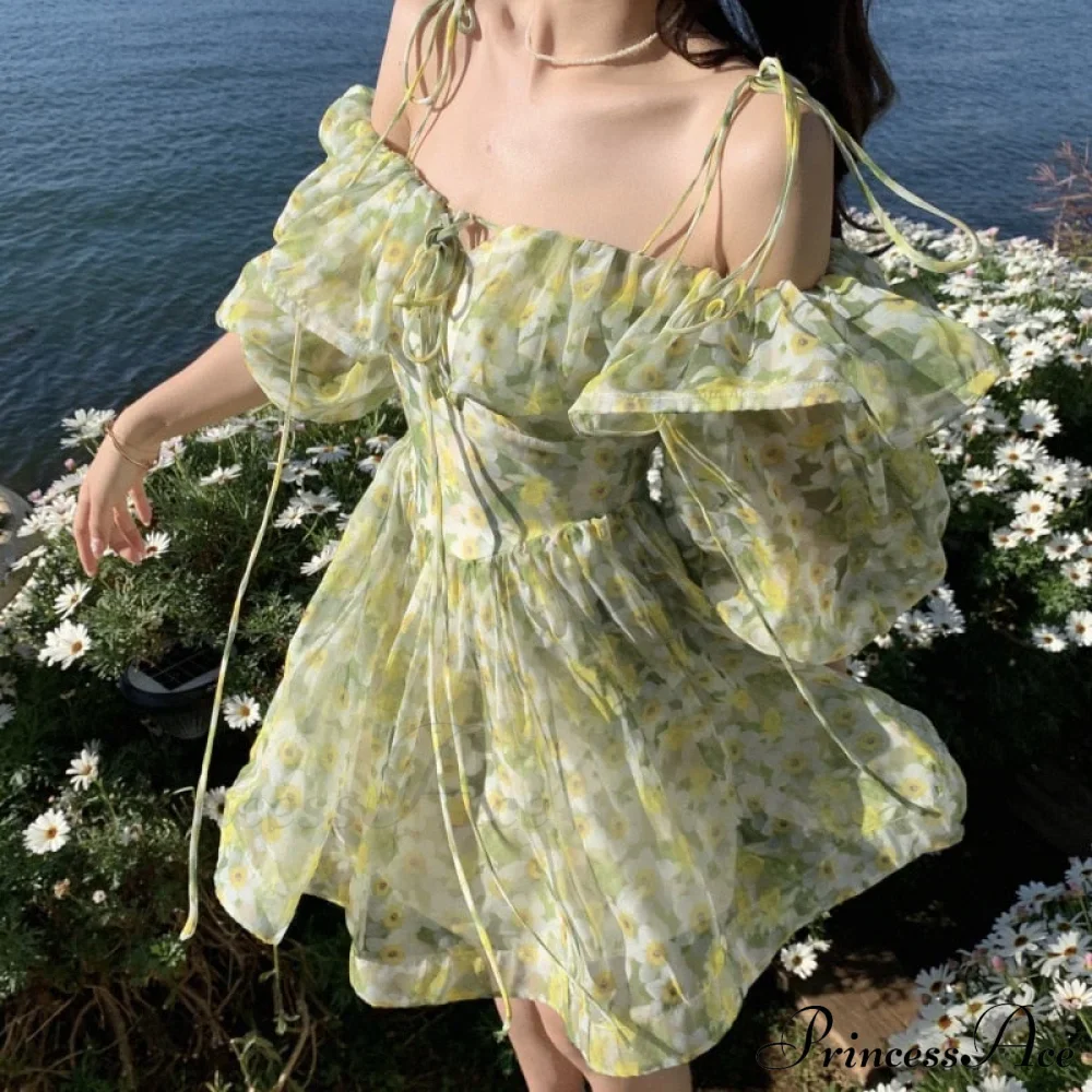 beach outfits floral Trendy fairy boho dresses - Image 4