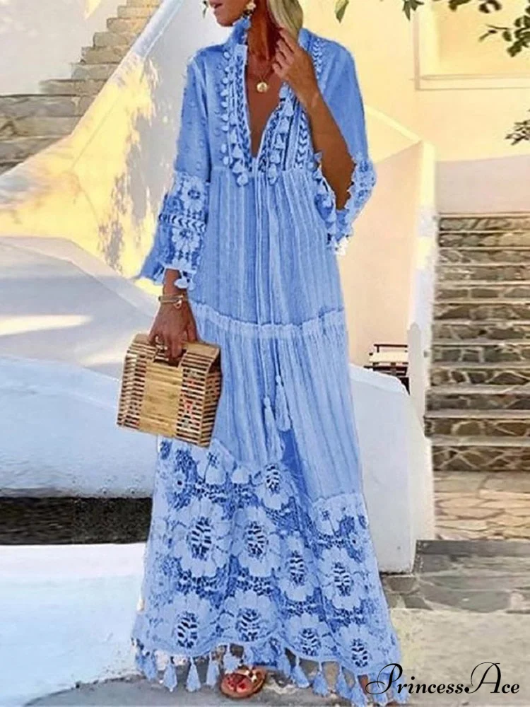 Female Casual Loose Trendy Long Party Dress - Image 4