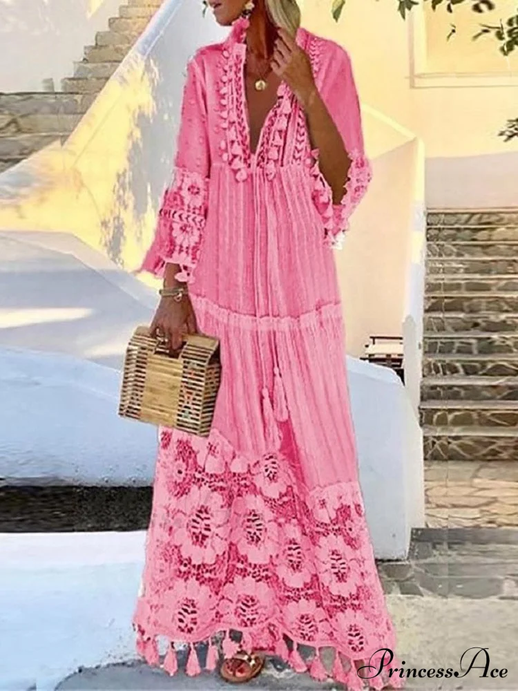 Female Casual Loose Trendy Long Party Dress - Image 5