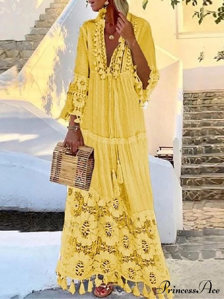 Female Casual Loose Trendy Long Party Dress - Image 7