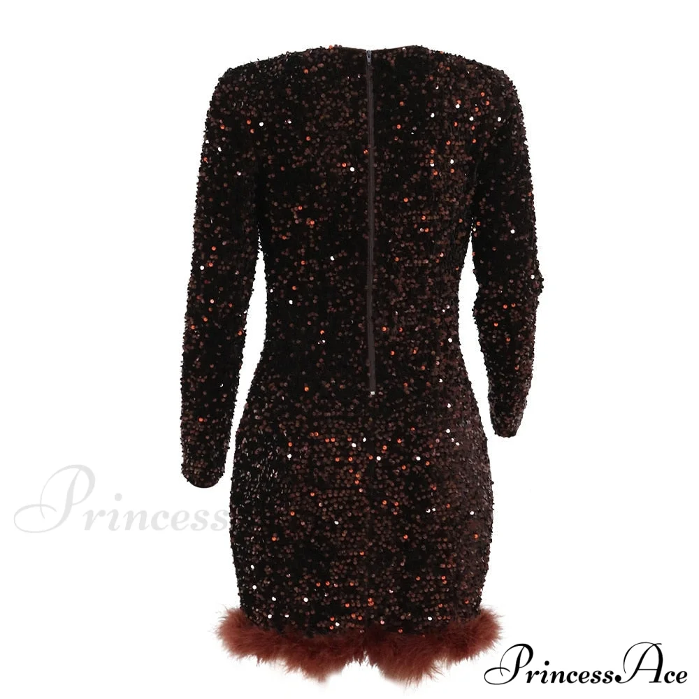Sexy Luxury High Trendy Waist Short Dress - Image 15