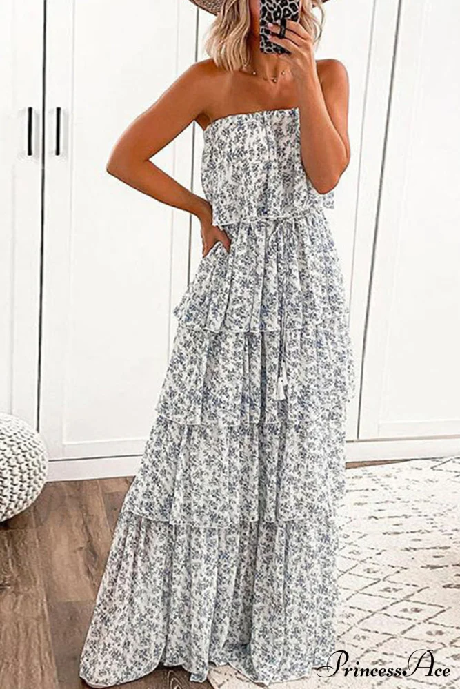 Sexy Renesmae Pocketed Trendy Halter Maxi Dress - Image 2