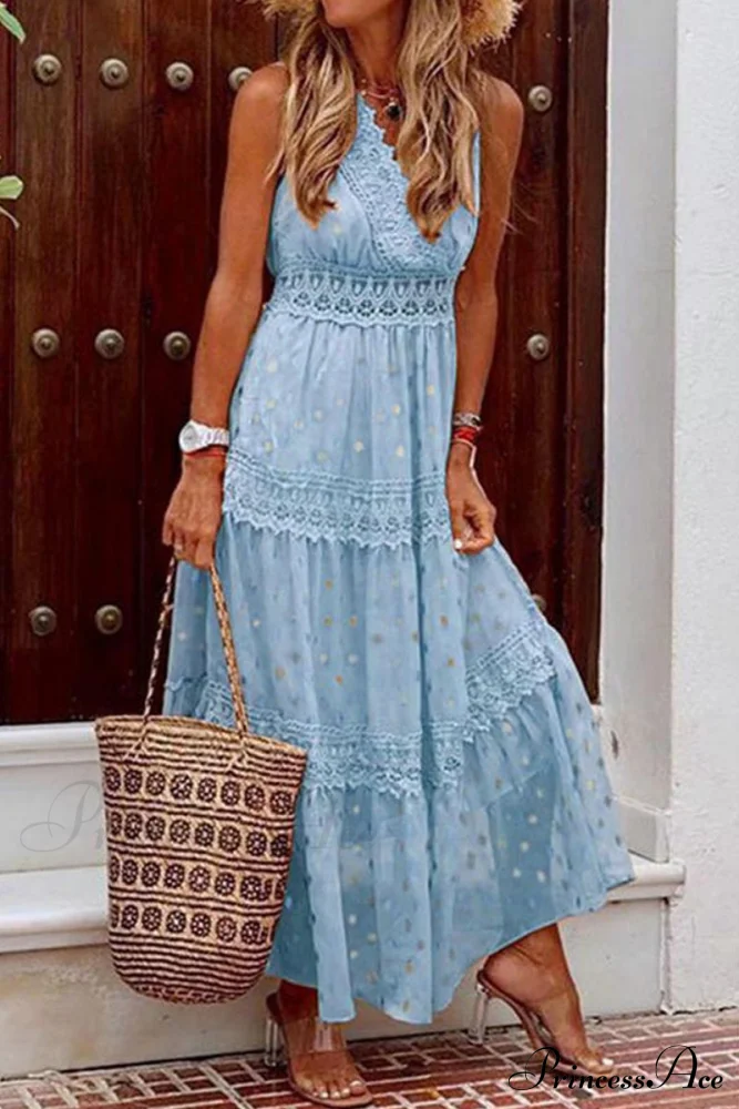 Bohemian Beach Graceful Maxi Dress - Image 11