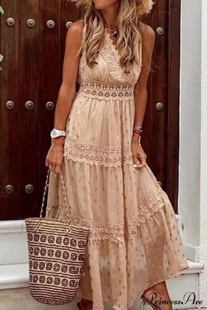 Bohemian Beach Graceful Maxi Dress - Image 8