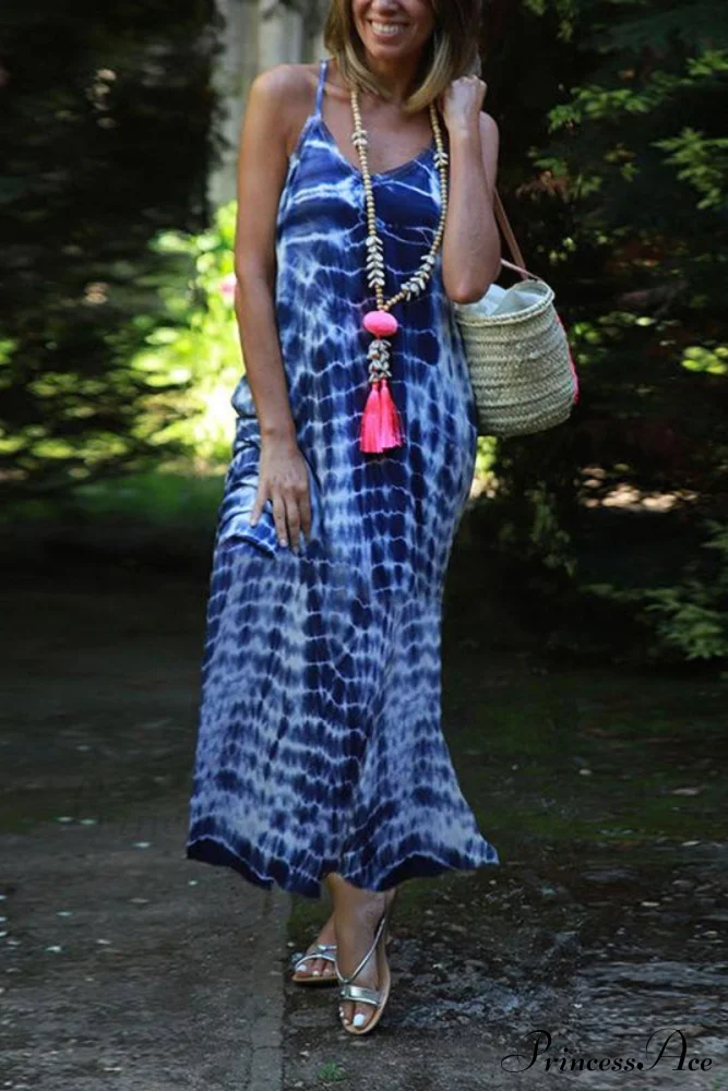 Hot Deep V Print Modern Floral Women Formal Maxi Dress - Image 6