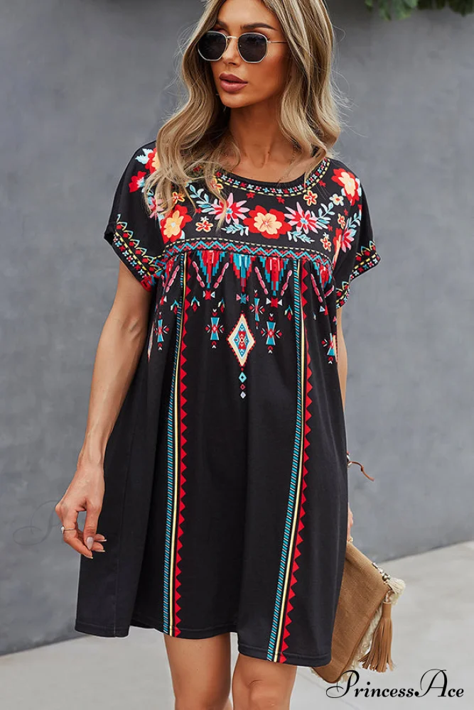 Fashion Polka Dot Print Modern Halter Neck Casual Dress - Image 2
