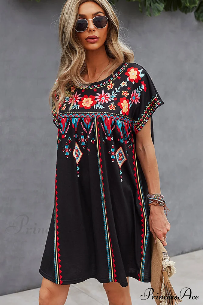 Fashion Polka Dot Print Modern Halter Neck Casual Dress - Image 4