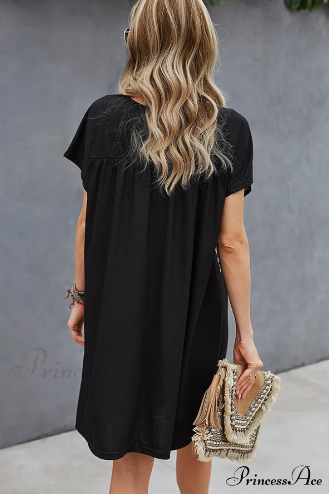 Fashion Polka Dot Print Modern Halter Neck Casual Dress - Image 6