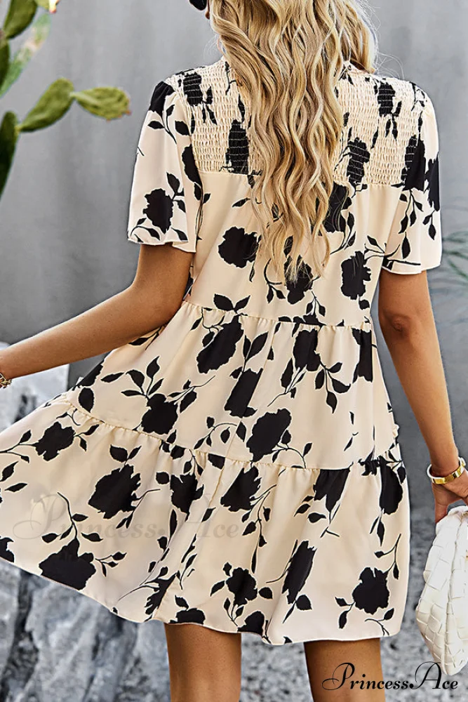 Dot Print Sleeveless Trendy V Neck Maxi Dress - Image 6