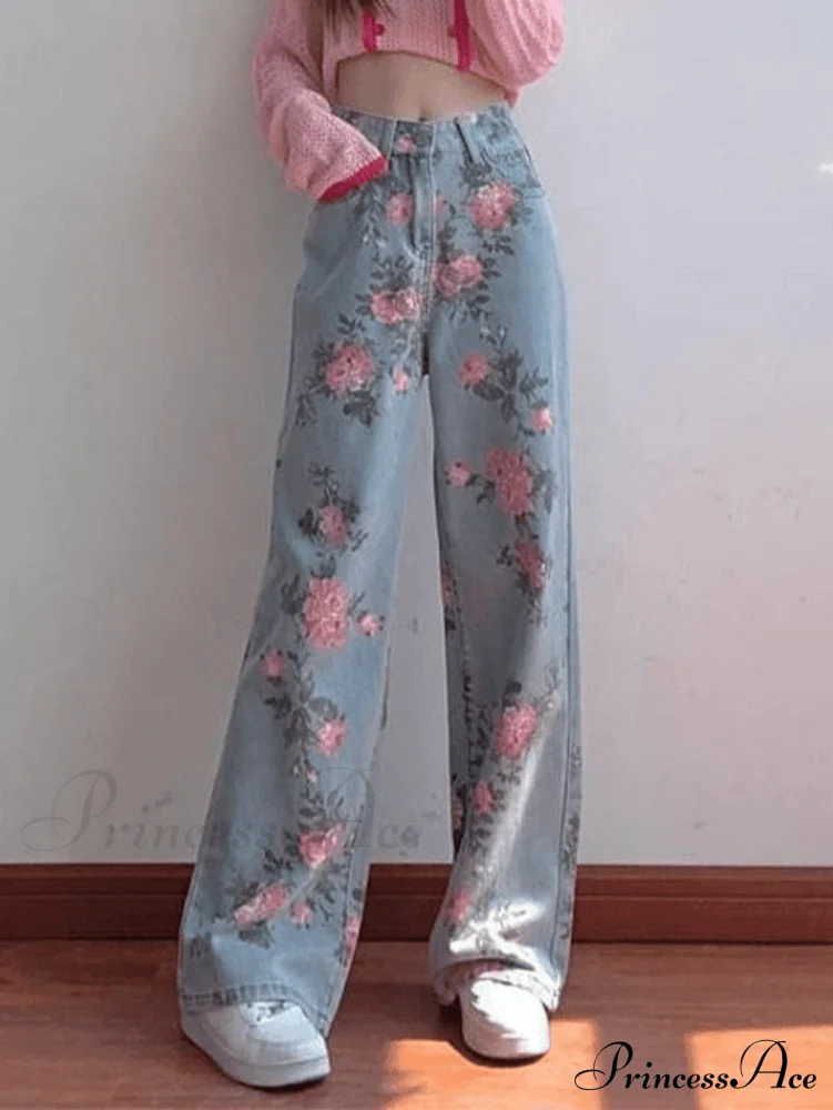 Floral Charming Flare Pants - Image 2