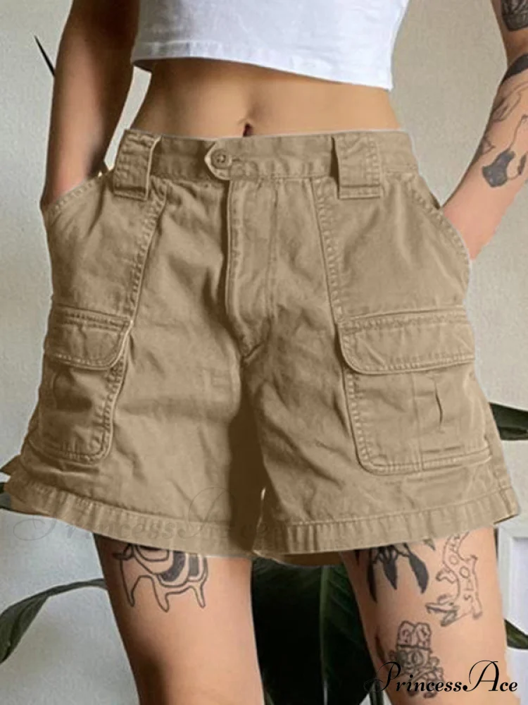 Trendy Cargo Shorts with Pockets - Image 10