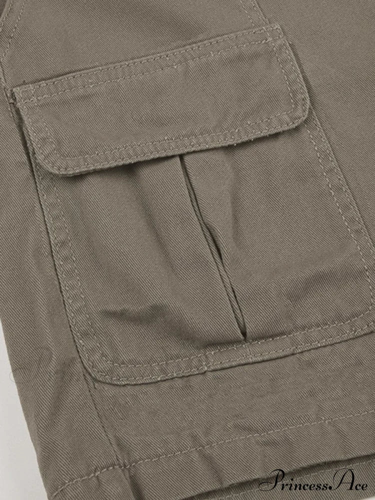 Trendy Cargo Shorts with Pockets - Image 6