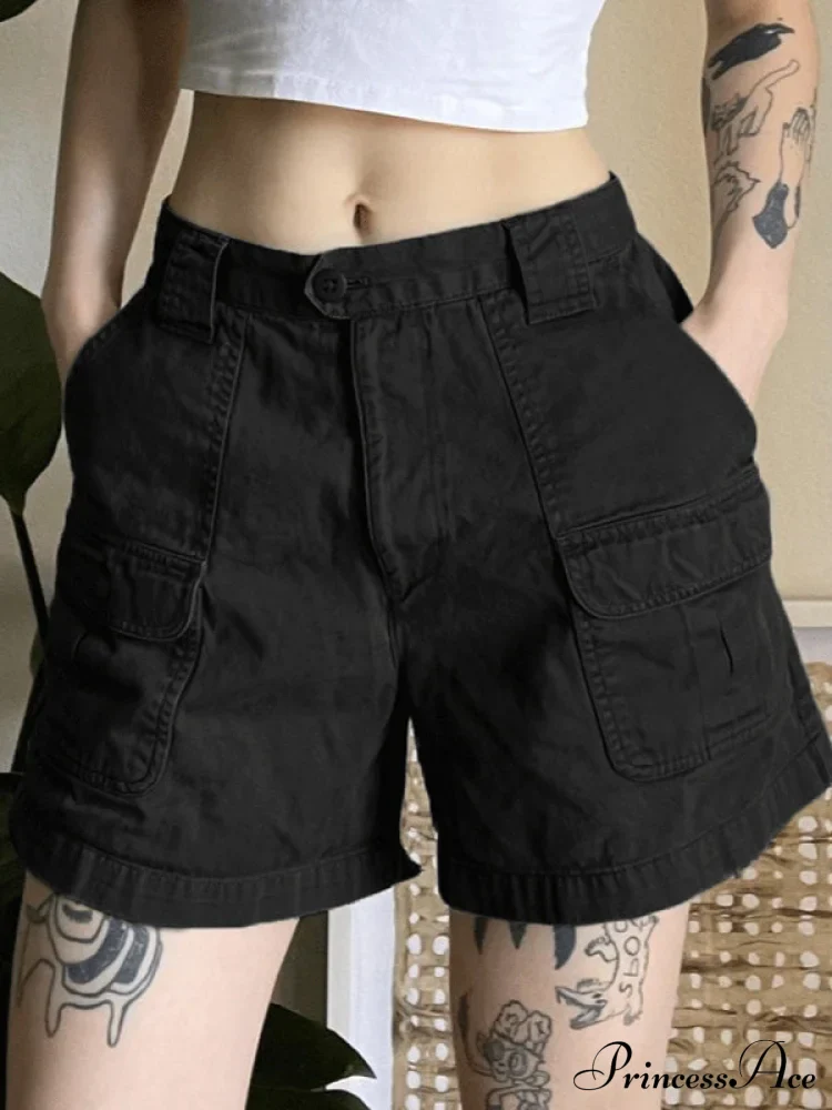 Trendy Cargo Shorts with Pockets - Image 8