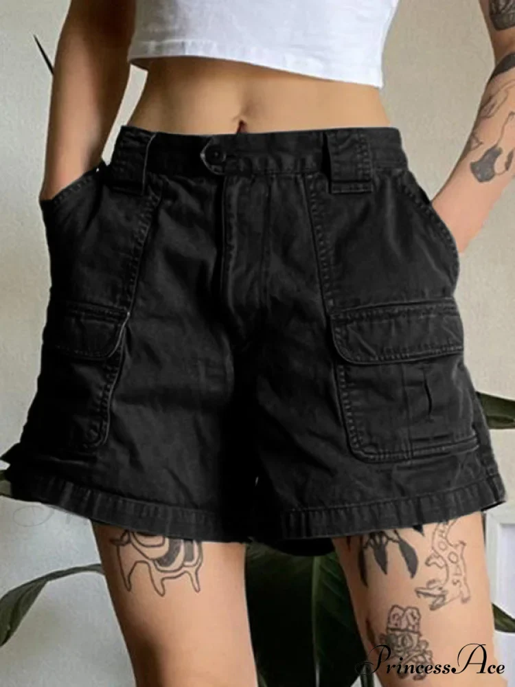 Trendy Cargo Shorts with Pockets - Image 9