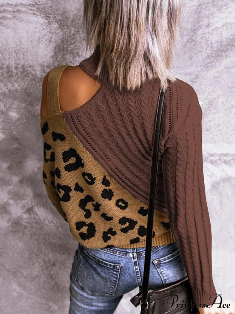 Leopard Print Graceful Crop Hoodie - Image 8