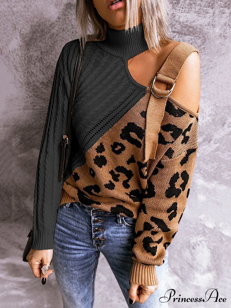 Leopard Print Graceful Crop Hoodie - Image 9