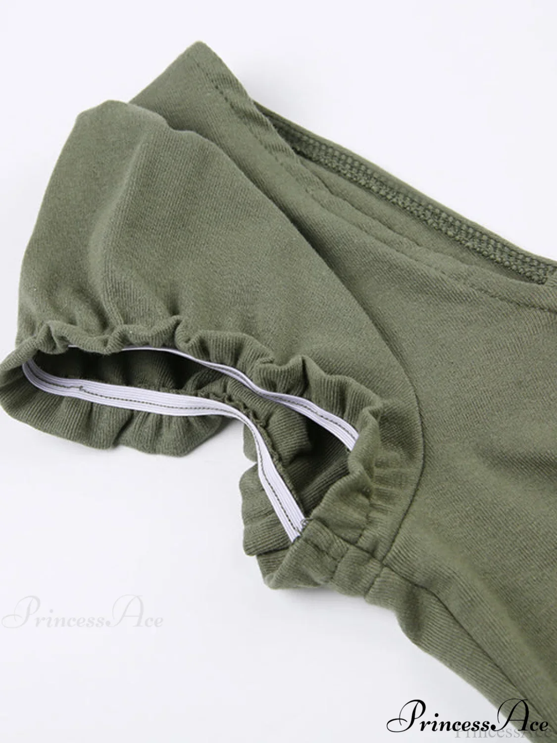 Lace Trim Tie Trendy Front Long Sleeve Blouse - Image 6