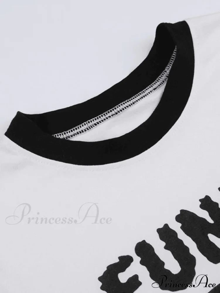 Cropped Patchwork Graceful Pu Crop Top - Image 4