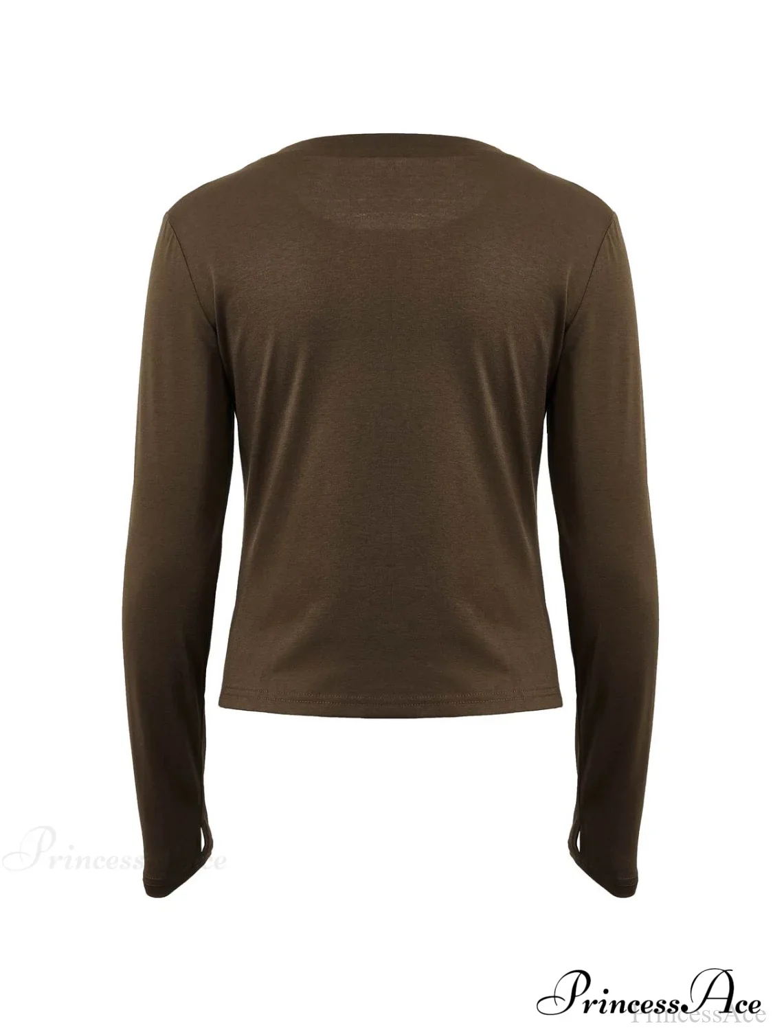 Basic Solid Graceful Crop Top - Image 5