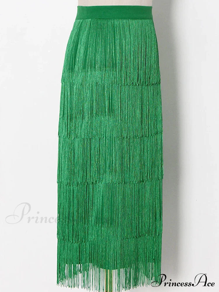 High Waisted Graceful Clashing Star Skirt - Image 9